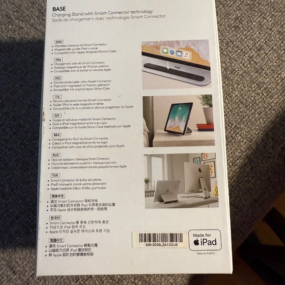 Logitech IPad Pro Base- Never Used- In Box - Picture 2 of 3